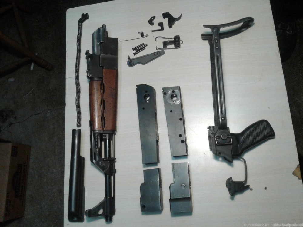Yugo AK-47 parts kit with 2 rear receiver pieces and 3 front rec. Pieces -img-1