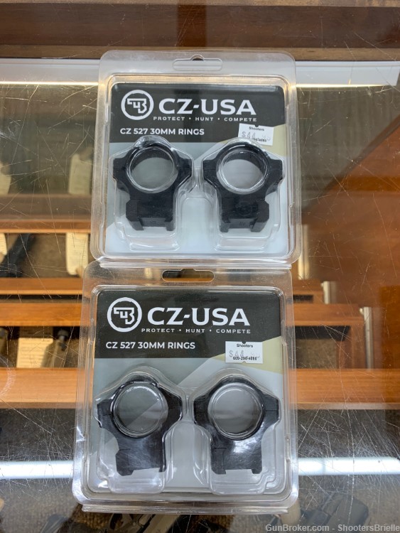 CZ-USA CZ 527 30mm rings .550" base height. 40089-img-0