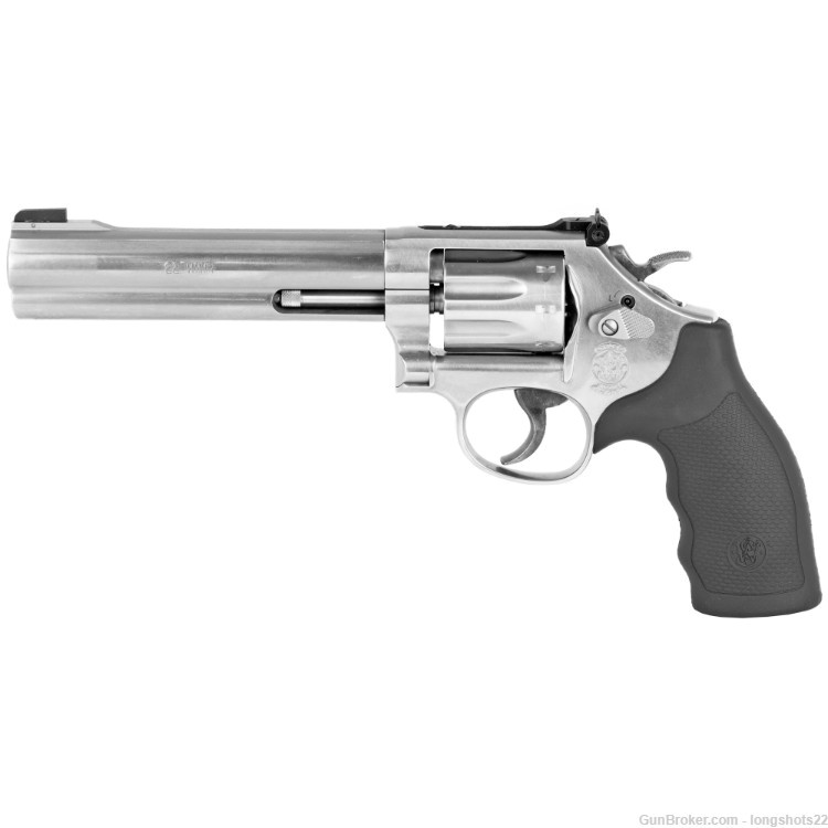 Smith & Wesson 648 22WMR 6" 8RD SS ARS 12460 NIB-img-0