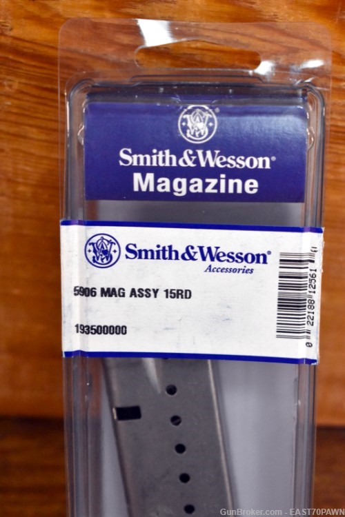 NEW Smith & Wesson 5906 9MM Factory OEM 15-Round Pistol Magazine -img-1