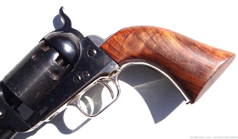 Original Colt 1851 Navy .36 cal Revolver Re-Blued But Complete  -img-2