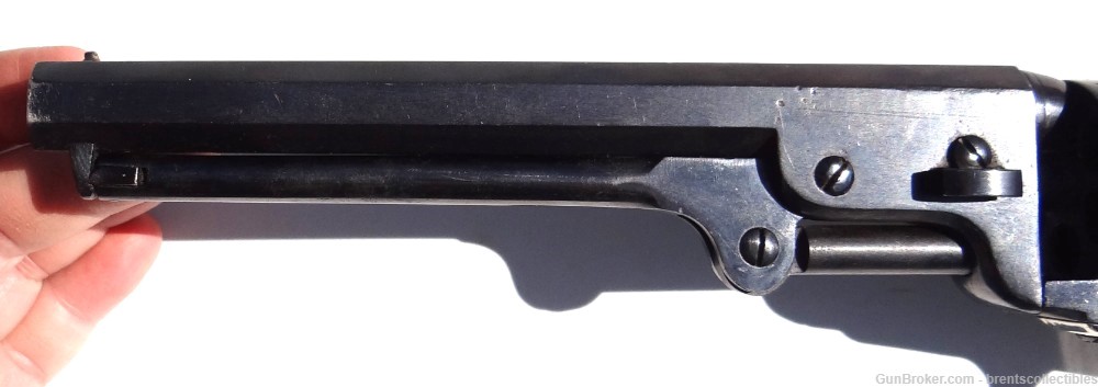 Original Colt 1851 Navy .36 cal Revolver Re-Blued But Complete  -img-6