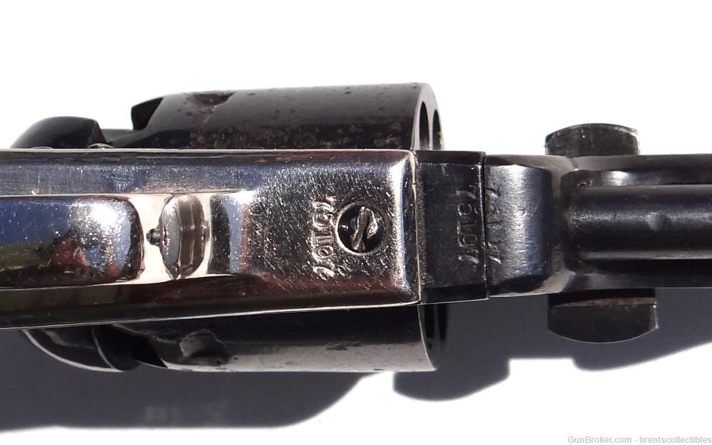 Original Colt 1851 Navy .36 cal Revolver Re-Blued But Complete  -img-4