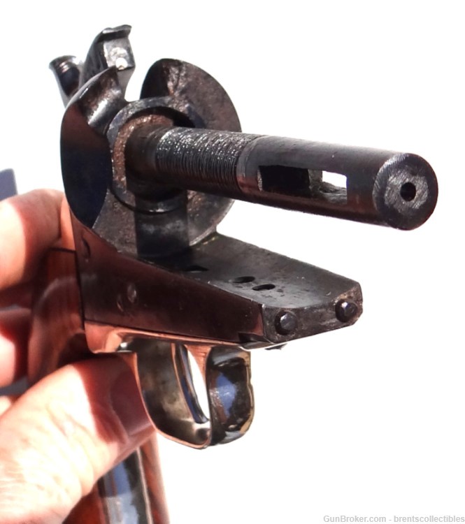 Original Colt 1851 Navy .36 cal Revolver Re-Blued But Complete  -img-23