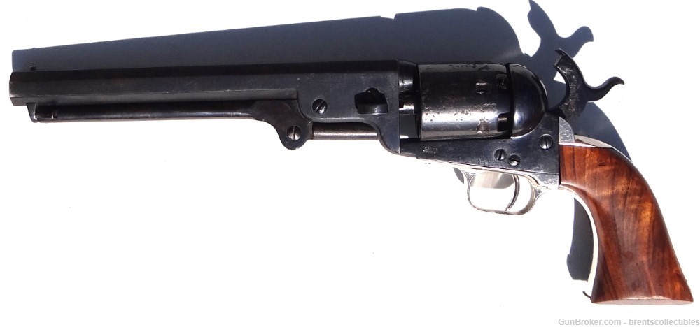 Original Colt 1851 Navy .36 cal Revolver Re-Blued But Complete  -img-21