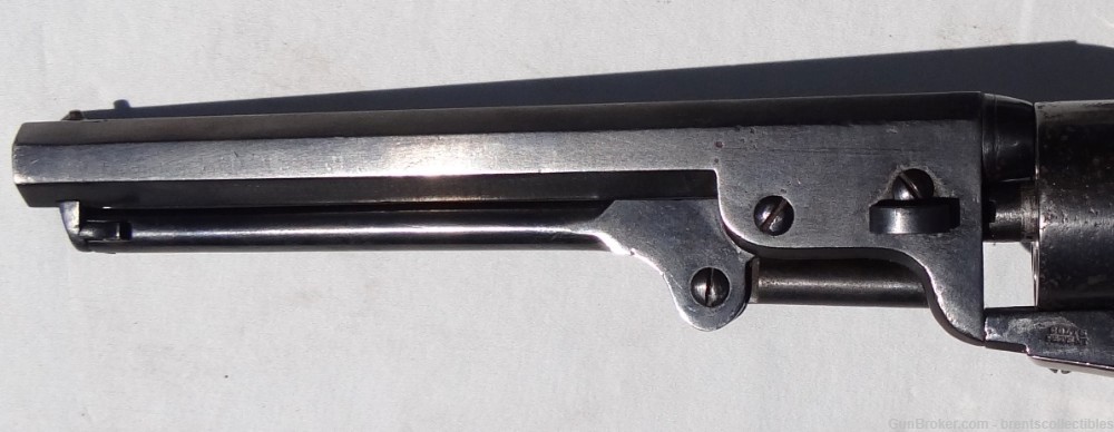 Original Colt 1851 Navy .36 cal Revolver Re-Blued But Complete  -img-7