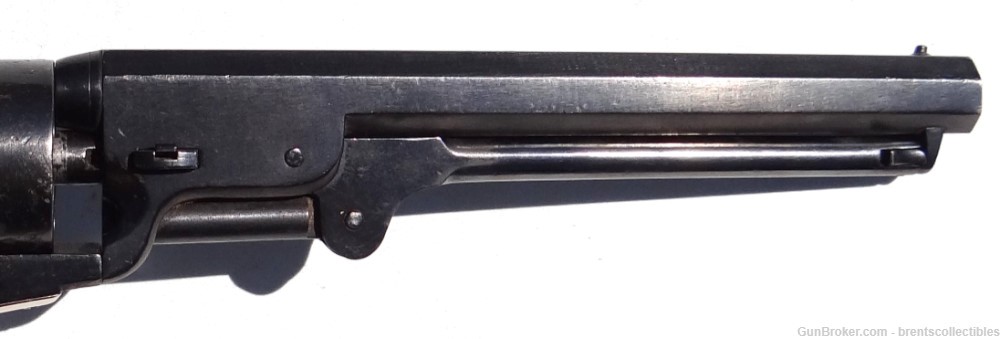 Original Colt 1851 Navy .36 cal Revolver Re-Blued But Complete  -img-8