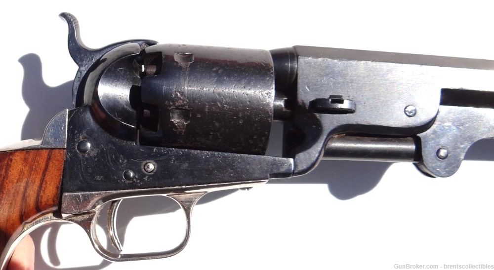 Original Colt 1851 Navy .36 cal Revolver Re-Blued But Complete  -img-9