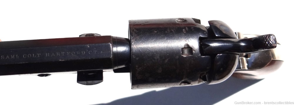 Original Colt 1851 Navy .36 cal Revolver Re-Blued But Complete  -img-5