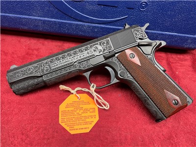 NIB Colt 1911 Government. Stunning Full Coverage Engraved!