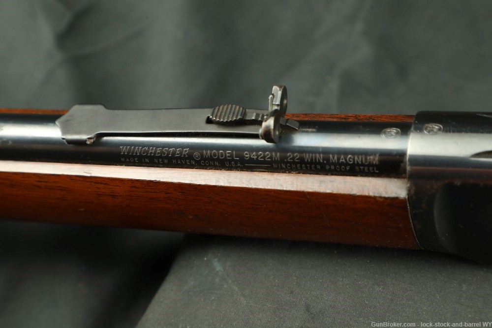 1st Year Winchester Model 9422M 9422-M .22 WMR Magnum Lever Rifle, 1972 C&R-img-27
