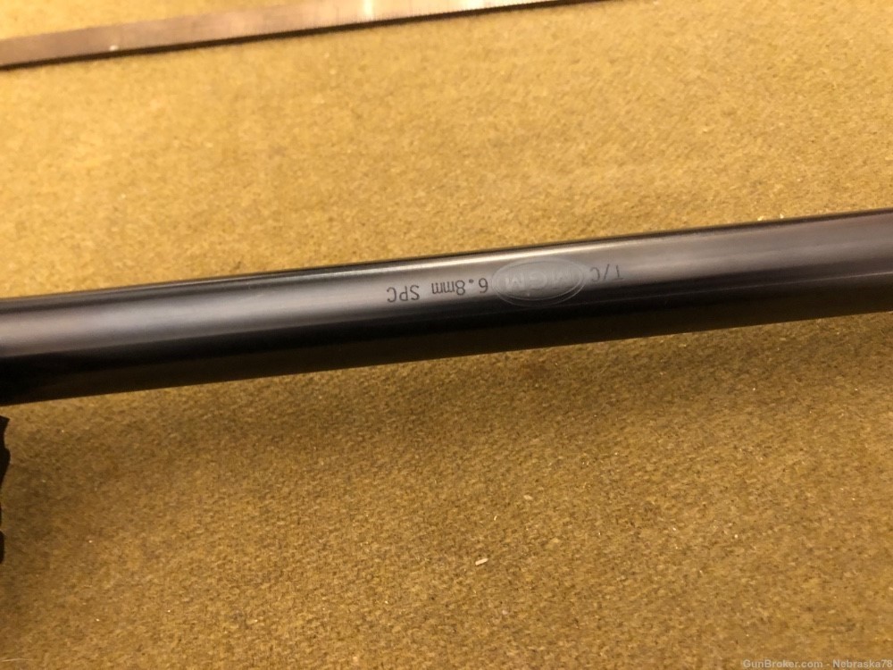 Thompson Center TC MGM Encore 6.8 SPC rifle barrel 26” with scope rings -img-4