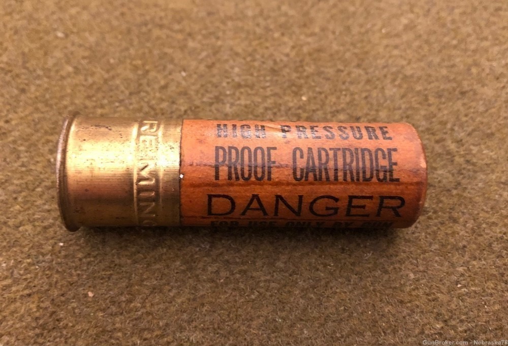 Rare Remington Nitro Express 16 Gauge factory high pressure proof load -img-0