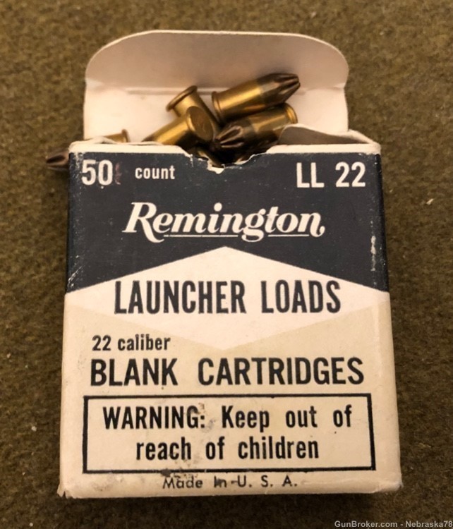 25 rounds vintage Remington .22 Launching Cartridges Launcher Loads -img-0
