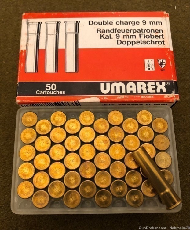 50 rounds Umarex 9mm Flobert rimfire shotshells garden gun Winchester 36-img-0