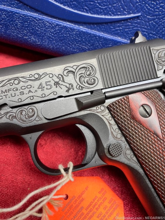 NIB Colt 1911 Government 45acp stunning Classic Scroll Engraved!-img-2