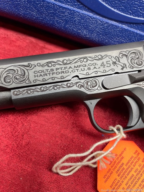 NIB Colt 1911 Government 45acp stunning Classic Scroll Engraved!-img-3