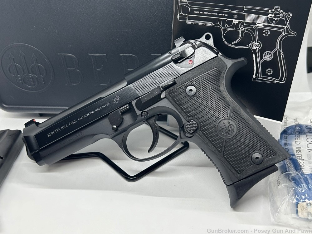 NIB Beretta 92X Compact 9mm 8 Mags J92C921G 92 -img-1