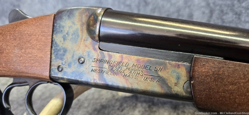 Springfield 511 20 ga 28" 3" Side by Side Shotgun | Cased colors! -img-14