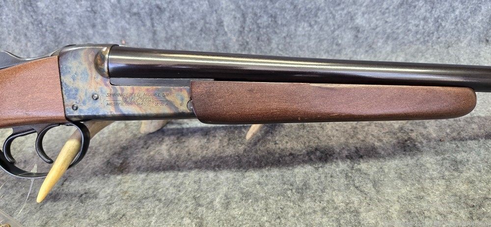Springfield 511 20 ga 28" 3" Side by Side Shotgun | Cased colors! -img-12