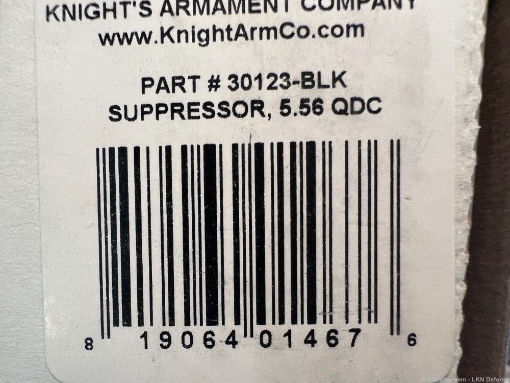 Knights Armament 556QDC Suppressor - Rare, Like New-img-2