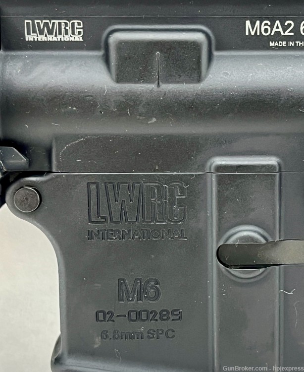 LWRC M6A2 Semi-Auto Rifle 6.8mm No Mag-img-8