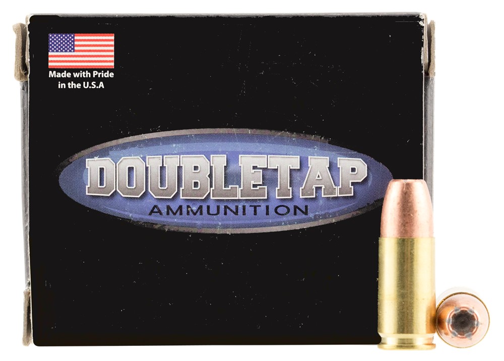 DoubleTap Defense 9mm Luger +P 124 Gr. 1300 fps Jacketed Hollow Point 20/Bo-img-0
