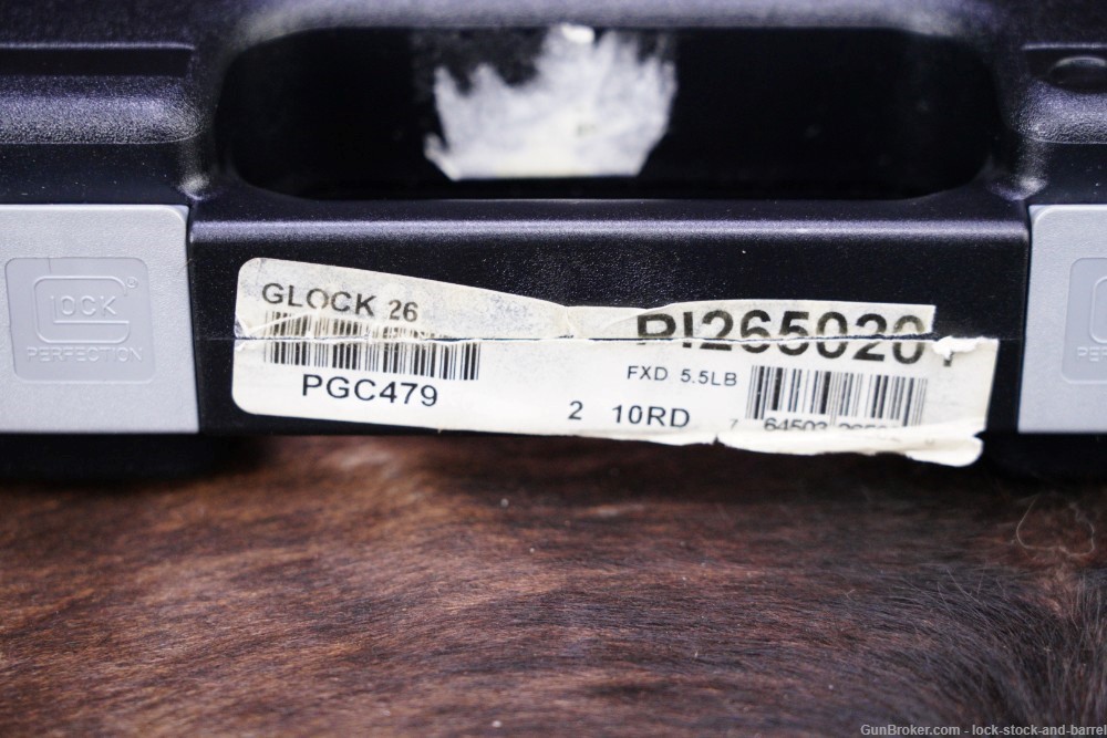 Glock 26 G26 Gen 3 9mm 3.43” Striker Fired Semi Automatic Pistol-img-21