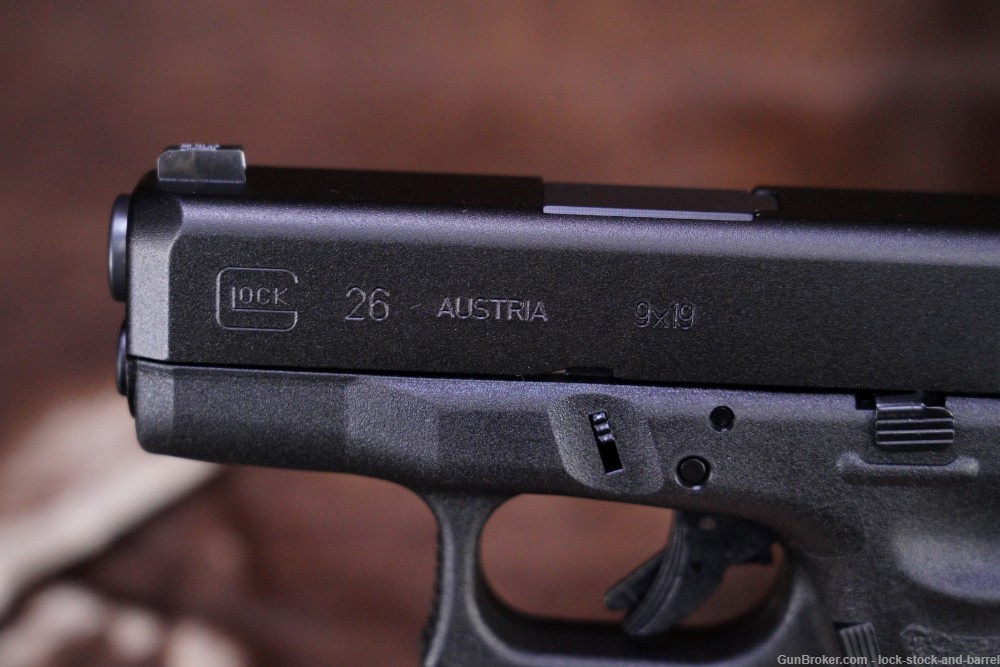 Glock 26 G26 Gen 3 9mm 3.43” Striker Fired Semi Automatic Pistol-img-9
