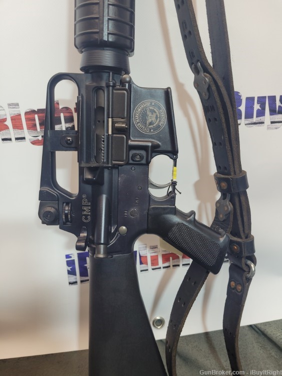 Bushmaster XM15-E2S 5.56 CMP Competition Rifle w/ Leslie Tam Leather Sling-img-13