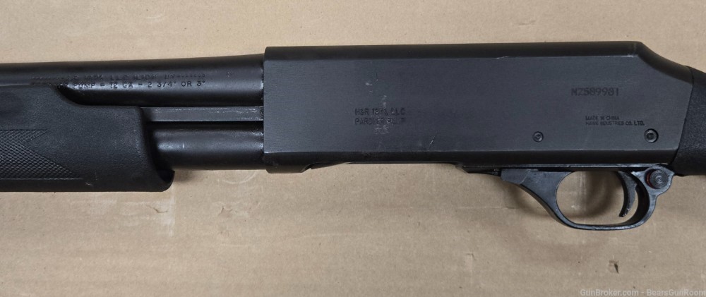 H&R Pardner Pump 12ga 18.5" barrel preowned great condition -img-5