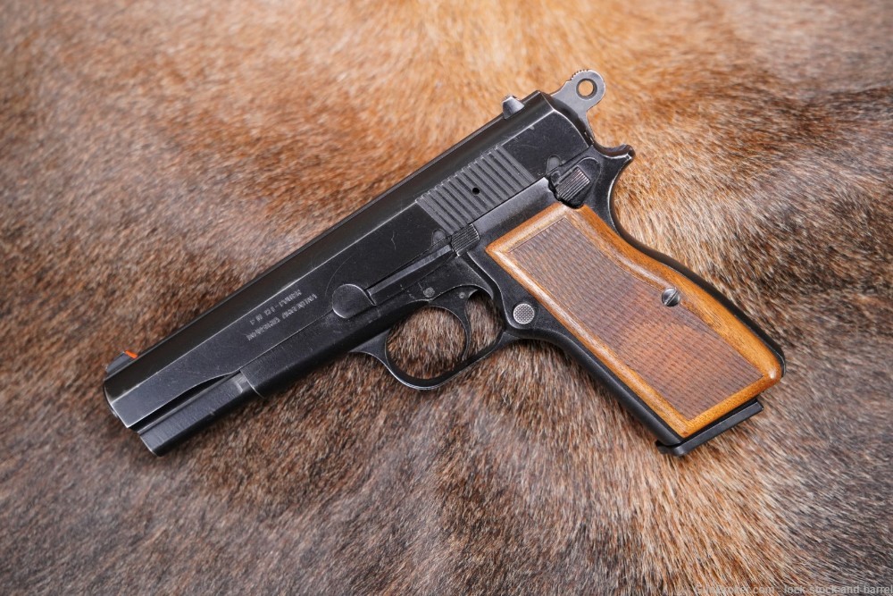 FM Argentina Browning Hi-Power 9mm Luger Semi-Automatic Pistol, 1990's-img-3