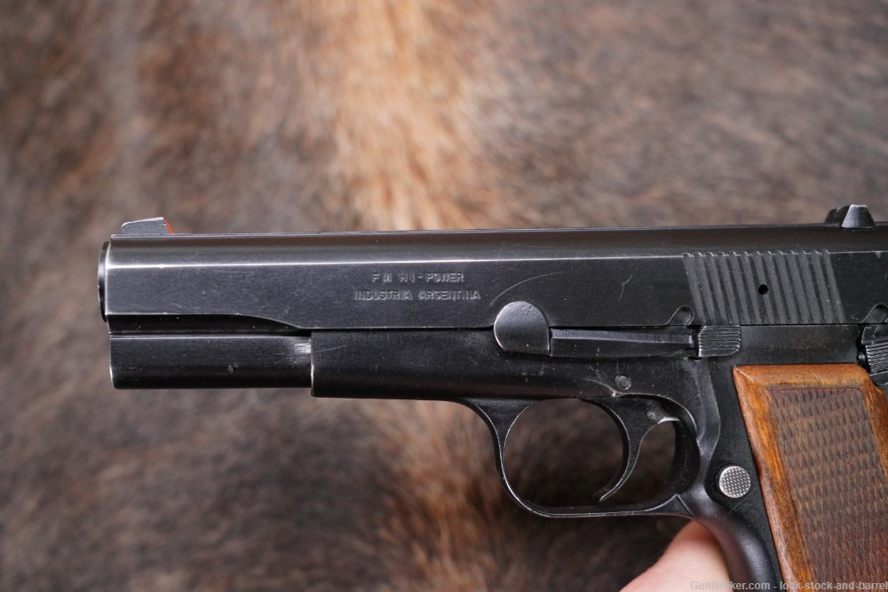 FM Argentina Browning Hi-Power 9mm Luger Semi-Automatic Pistol, 1990's-img-9