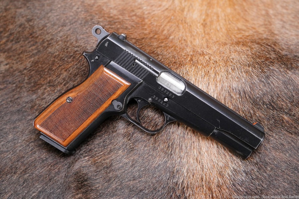 FM Argentina Browning Hi-Power 9mm Luger Semi-Automatic Pistol, 1990's-img-2