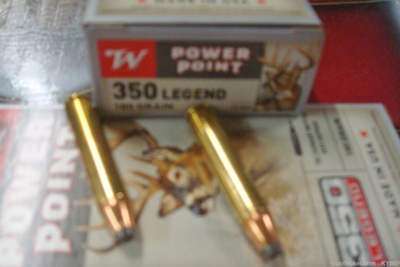60 Winchester .350 LEGEND POWER POINT 180 grain New ammunition X3501-img-1