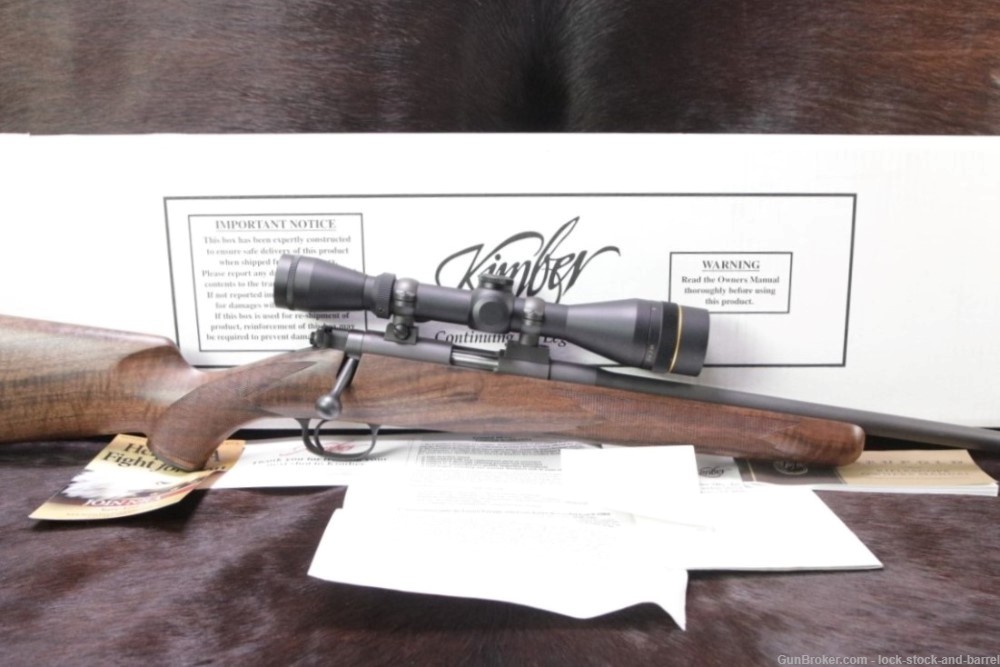 Kimber Model 22 Classic .22 LR Box Mag Bolt Action Rifle & Scope-img-2