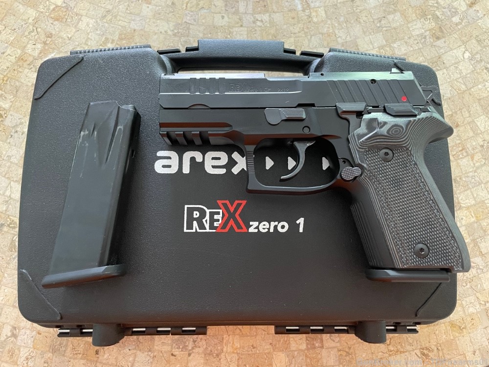 Arex Zero 1 9mm SA/DA Sig P226 clone metal w/ orig box, g10 grips  & 2mag-img-1
