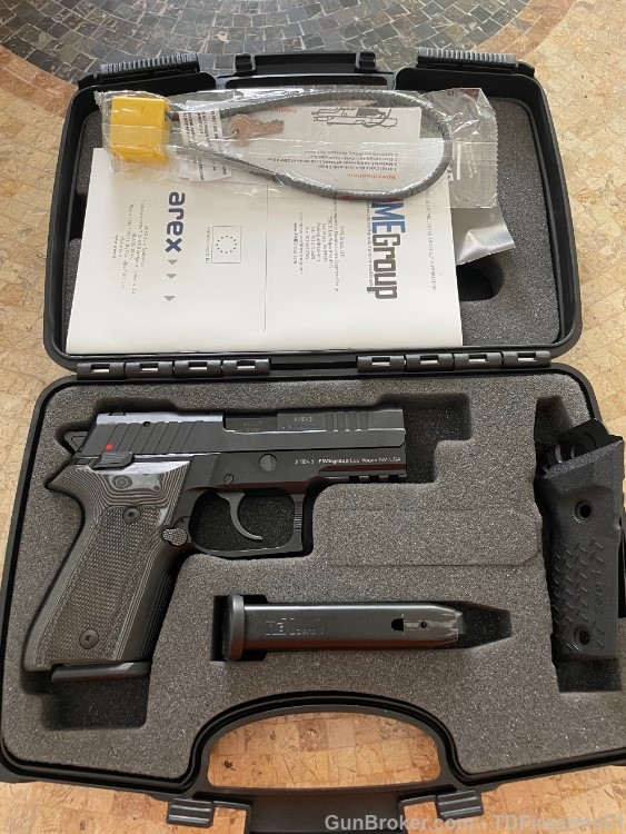 Arex Zero 1 9mm SA/DA Sig P226 clone metal w/ orig box, g10 grips  & 2mag-img-0