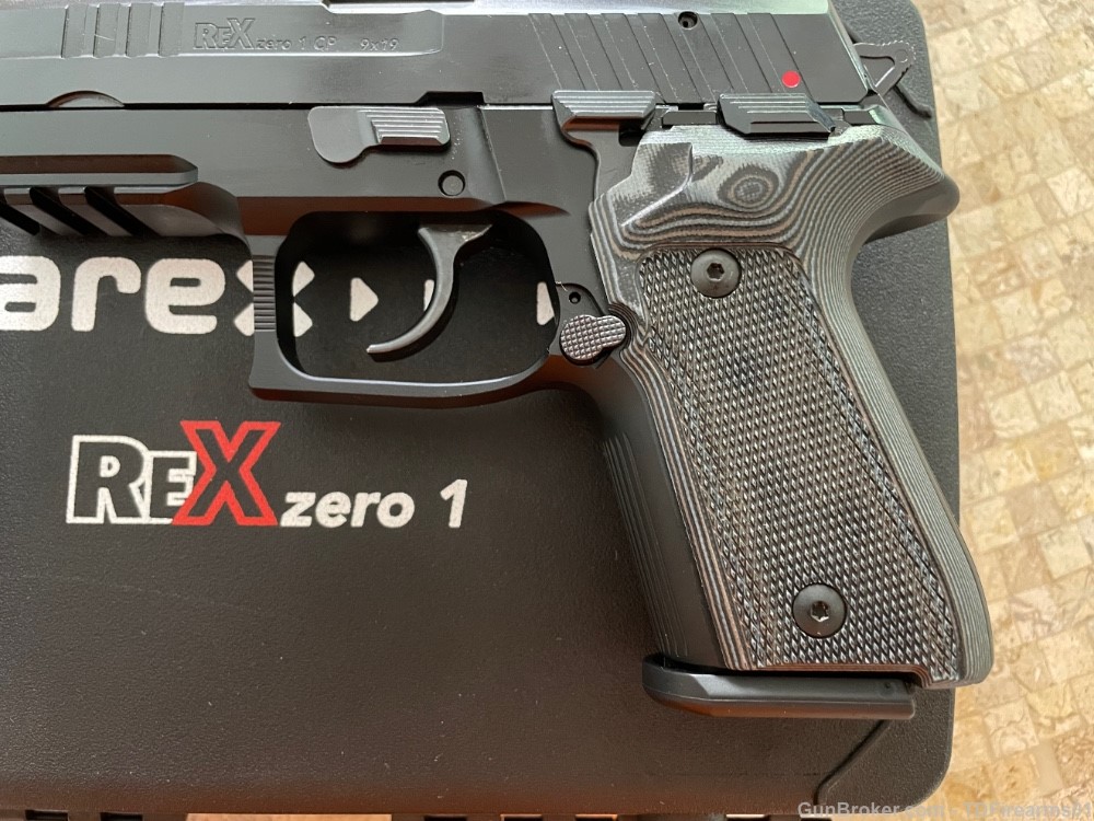 Arex Zero 1 9mm SA/DA Sig P226 clone metal w/ orig box, g10 grips  & 2mag-img-2