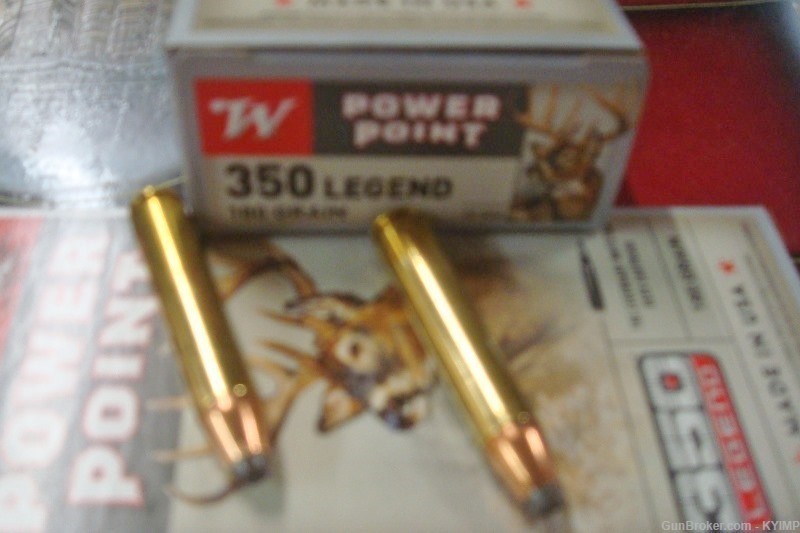 100 Winchester .350 LEGEND POWER POINT 180 grain New ammunition X3501-img-2