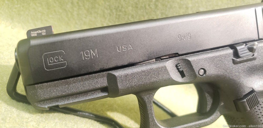 Glock 19M FBI Contract Gun 9mm 15 Round NIB UM195F33A USA Made-img-8