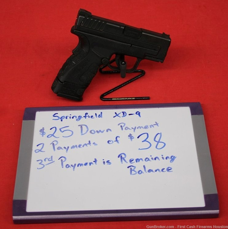 Springfield, XD-9, 9mm, Used, LAYAWAY TODAY-img-1