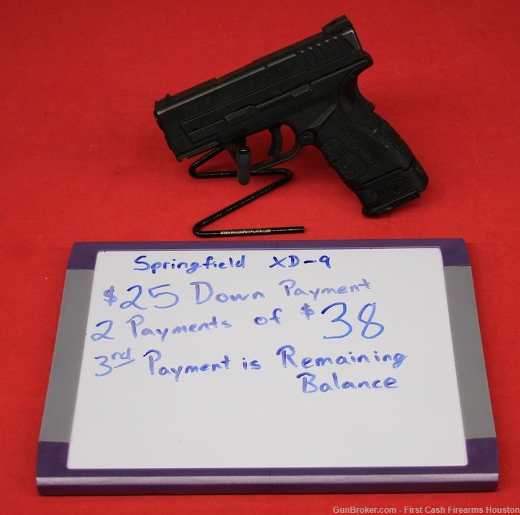 Springfield, XD-9, 9mm, Used, LAYAWAY TODAY-img-0