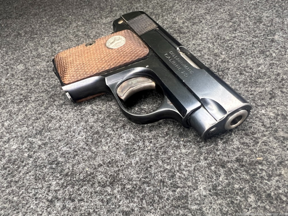 Colt 1908 Pocket Vest Pistol M1908 .25 ACP 1935-img-1