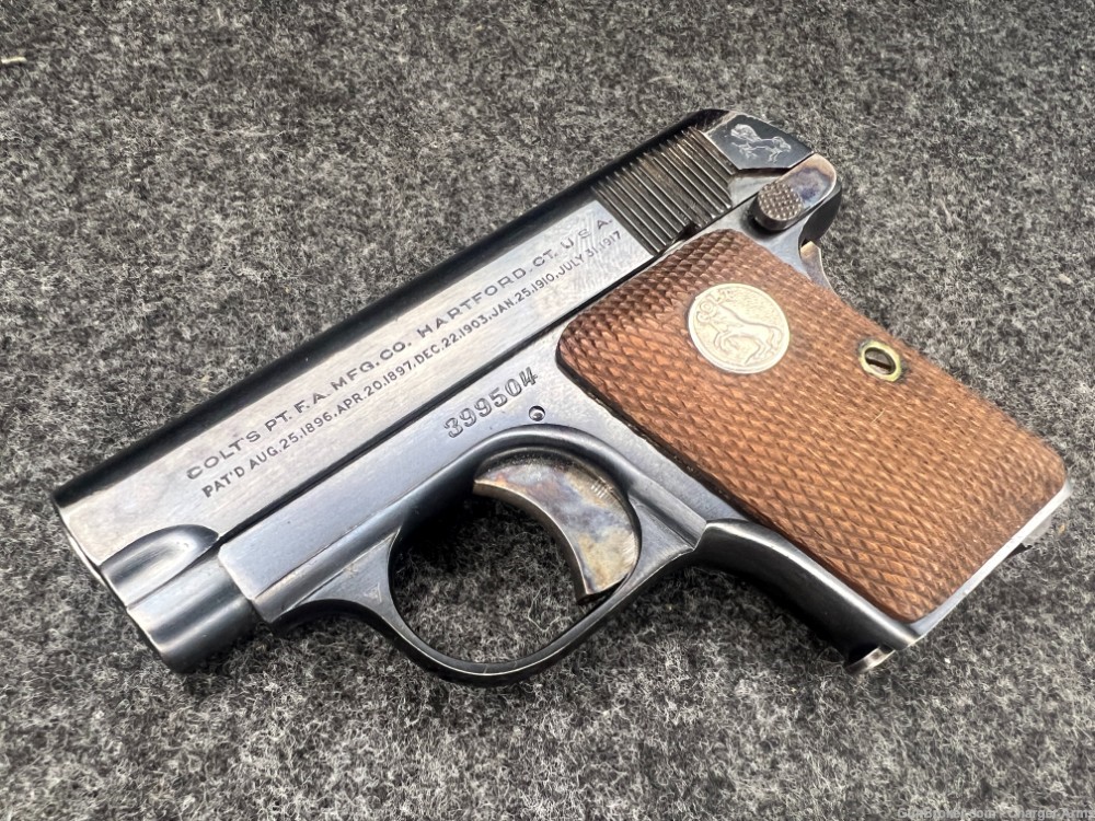 Colt 1908 Pocket Vest Pistol M1908 .25 ACP 1935-img-3