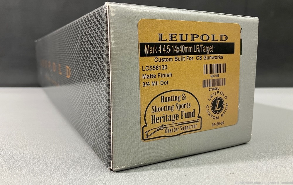 Leupold  Mk4, 4.5-14x40mm, LR/T, M1, 3/4 Mildot, 2009 Custom Shop-img-16