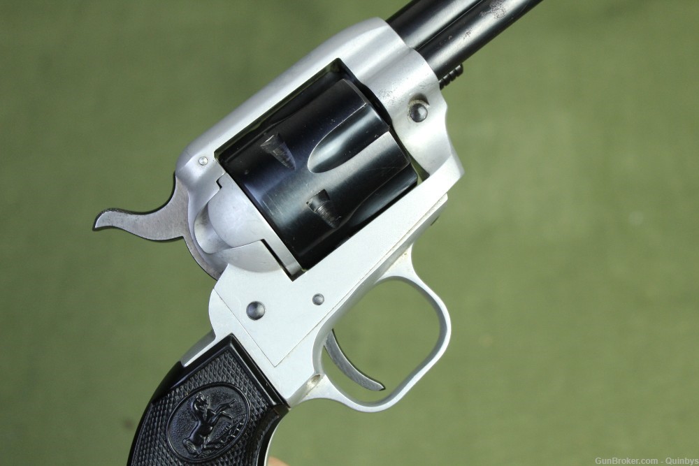 1958 Colt Frontier Scout Two tone 22 Lr 4 3/4 inch Single Action Revolver-img-7