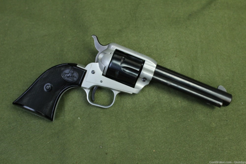1958 Colt Frontier Scout Two tone 22 Lr 4 3/4 inch Single Action Revolver-img-1
