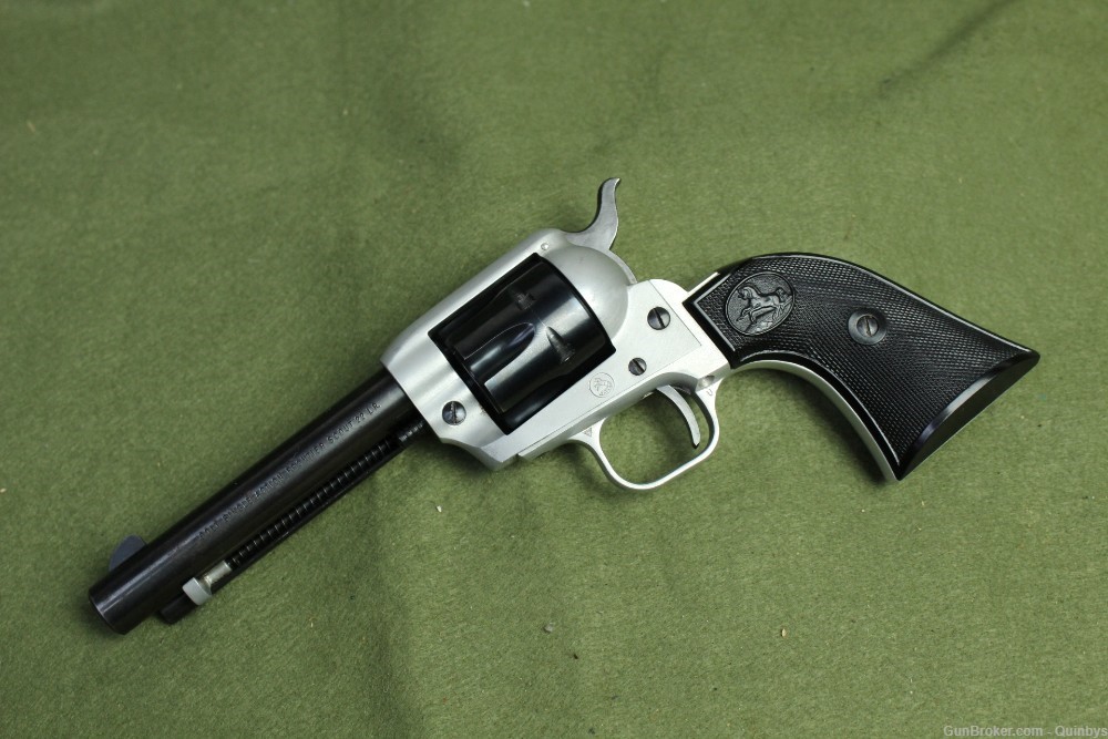 1958 Colt Frontier Scout Two tone 22 Lr 4 3/4 inch Single Action Revolver-img-0