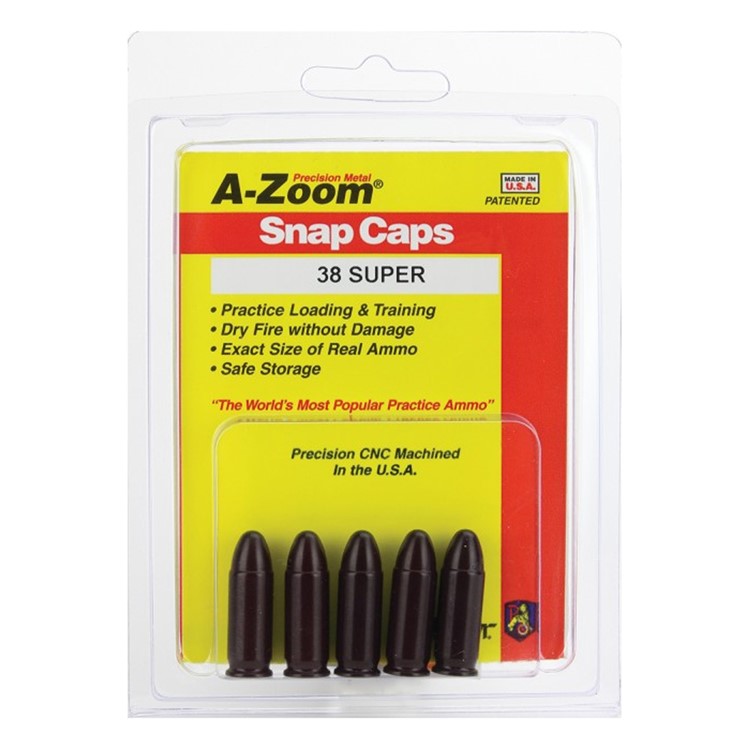 A-ZOOM Precision Metal 5-Pack of 38 Super Snap Caps (15158)-img-2